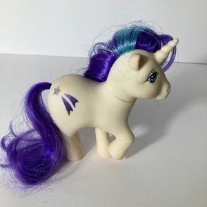 Vintage 1983 Original My Little Pony Glory Shooting Star Unicorn 4.5 x 5.5"